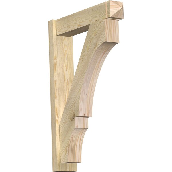 Ekena Millwork Balboa Arts & Crafts Rough Sawn Outlooker, Douglas Fir, 6"W x 26"D x 38"H OUT06X26X38BOA03RDF - main